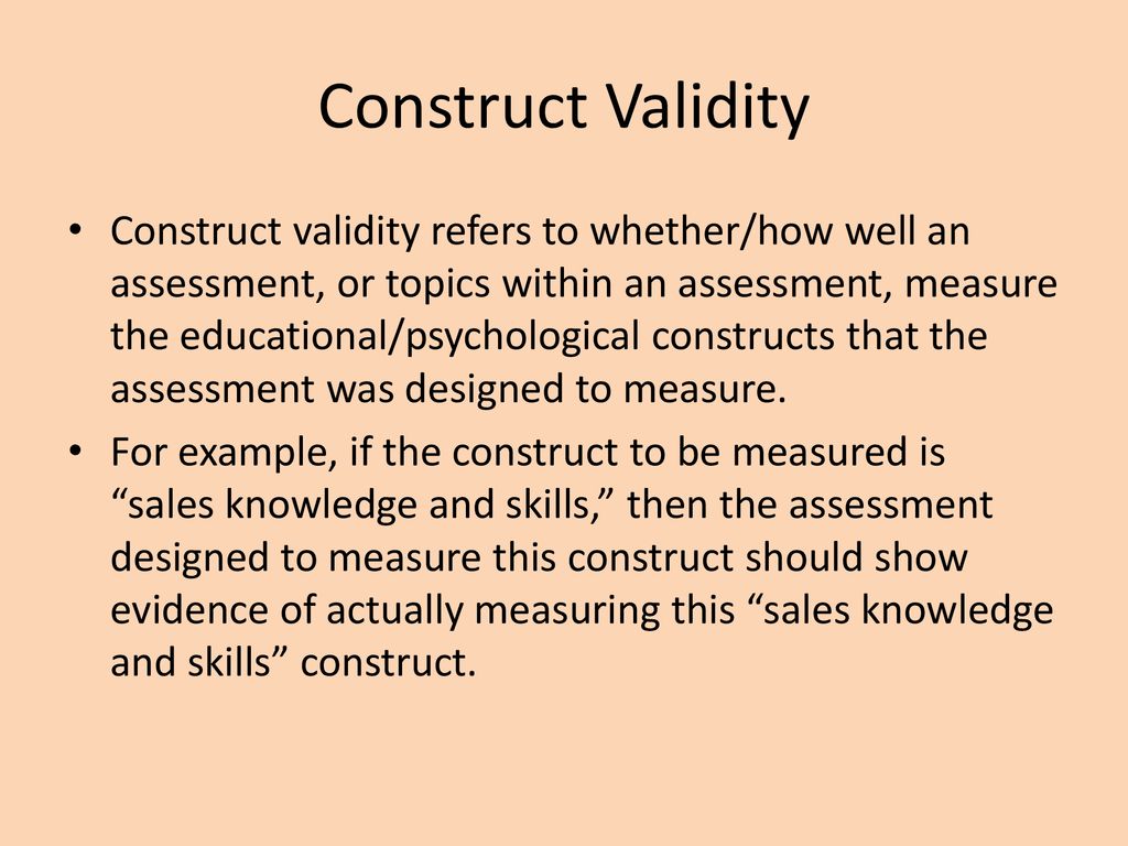 Validity. - ppt download