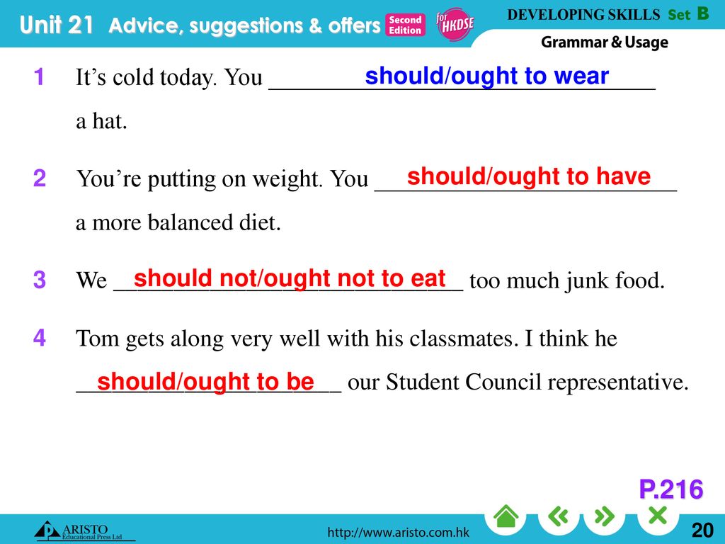 21 1 Should And Ought To Had Better Bare Infinitive Ppt Download