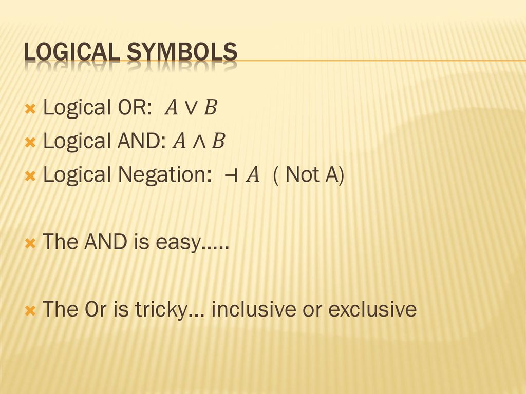 An experiment sets and logic ppt download