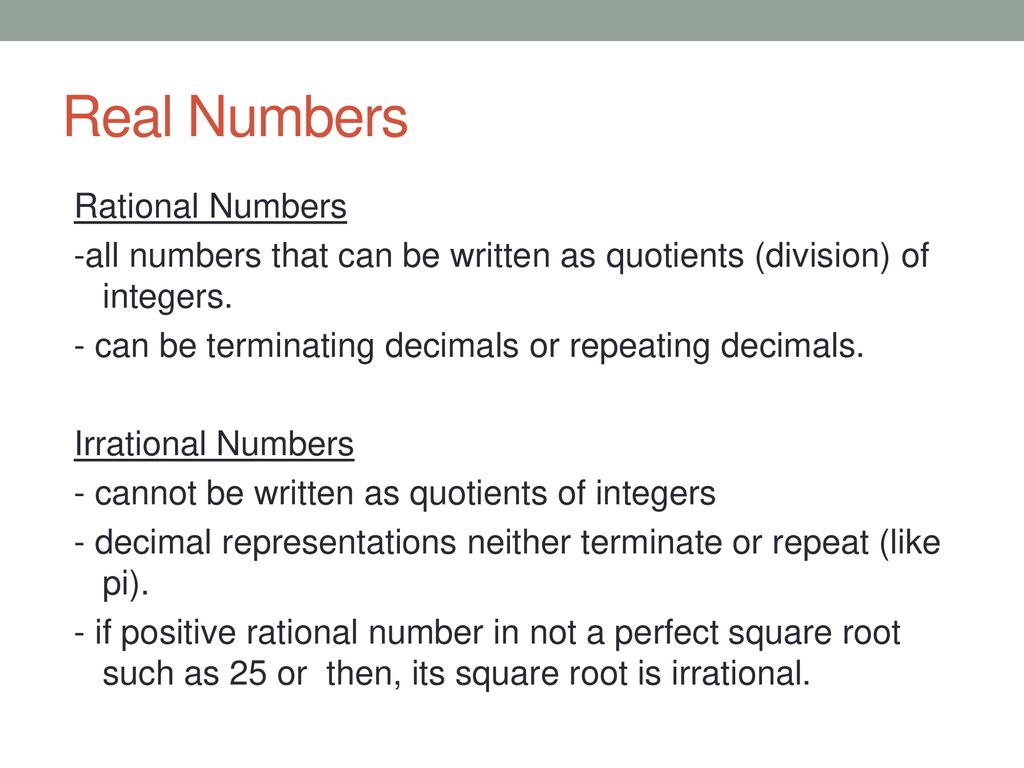 Properties of real numbers ppt download