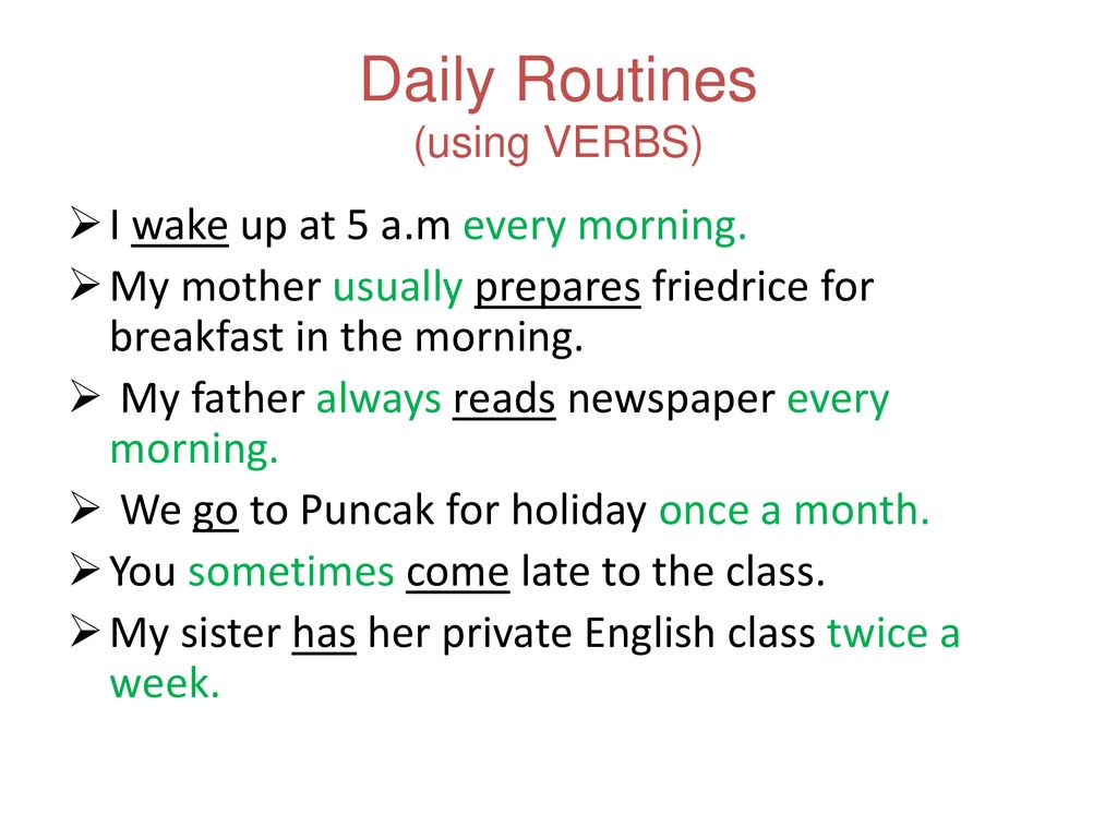 For Daily Activities Routines General Knowledge Present Information Ppt Download For Daily Activities Routines General Knowledge Present Information Ppt Download