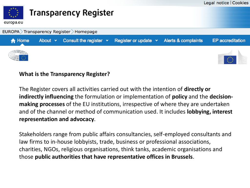 Transparency Register Ppt Download - 