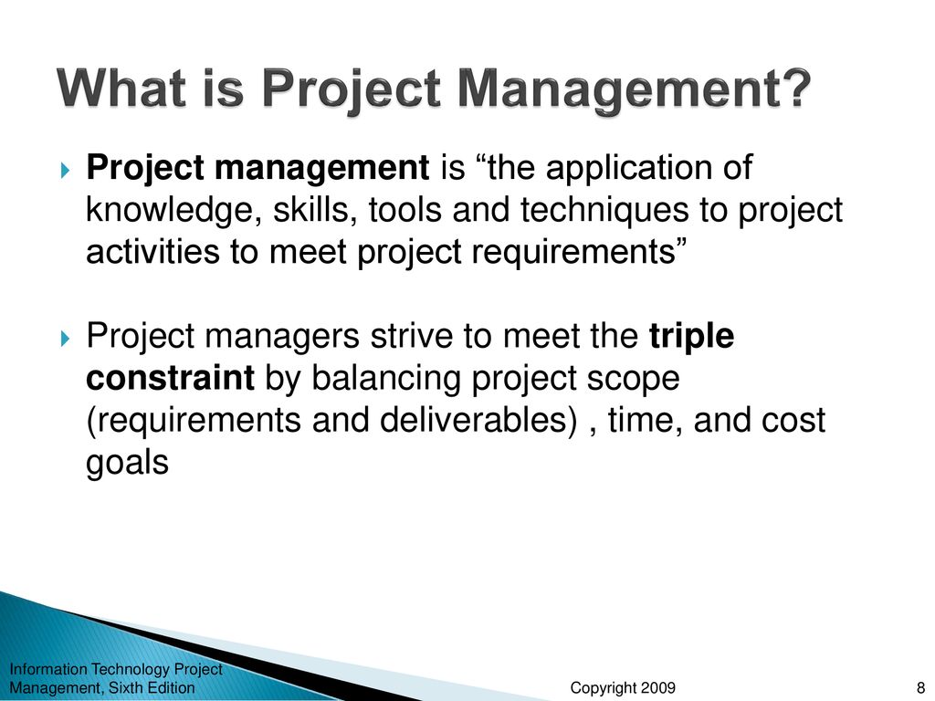 Chapter 1: Introduction to Project Management - ppt download