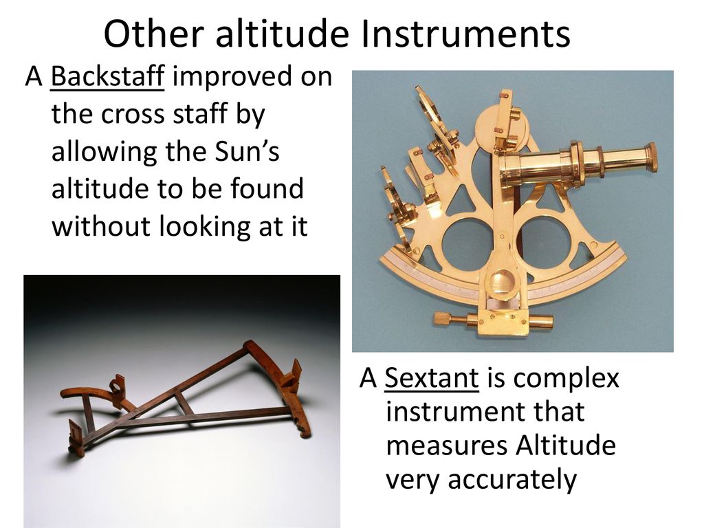 Other altitude Instruments