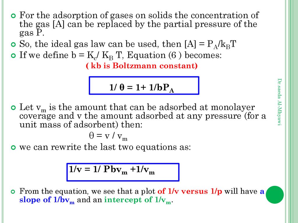 Solid State And Surface Chemistry Lecture 2 Adsorption Ppt Download