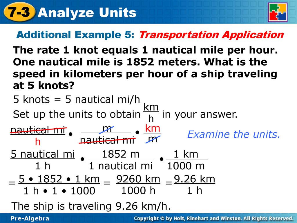 7 3 Analyze Units Warm Up Problem Of The Day Lesson Presentation Ppt 7-3-analyze-units-warm-up-problem-of-the-day-lesson-presentation-ppt