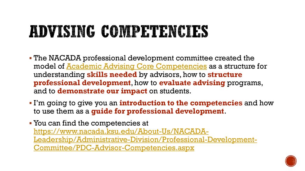 The NACADA Core Competencies Ppt Download the-nacada-core-competencies-ppt-download
