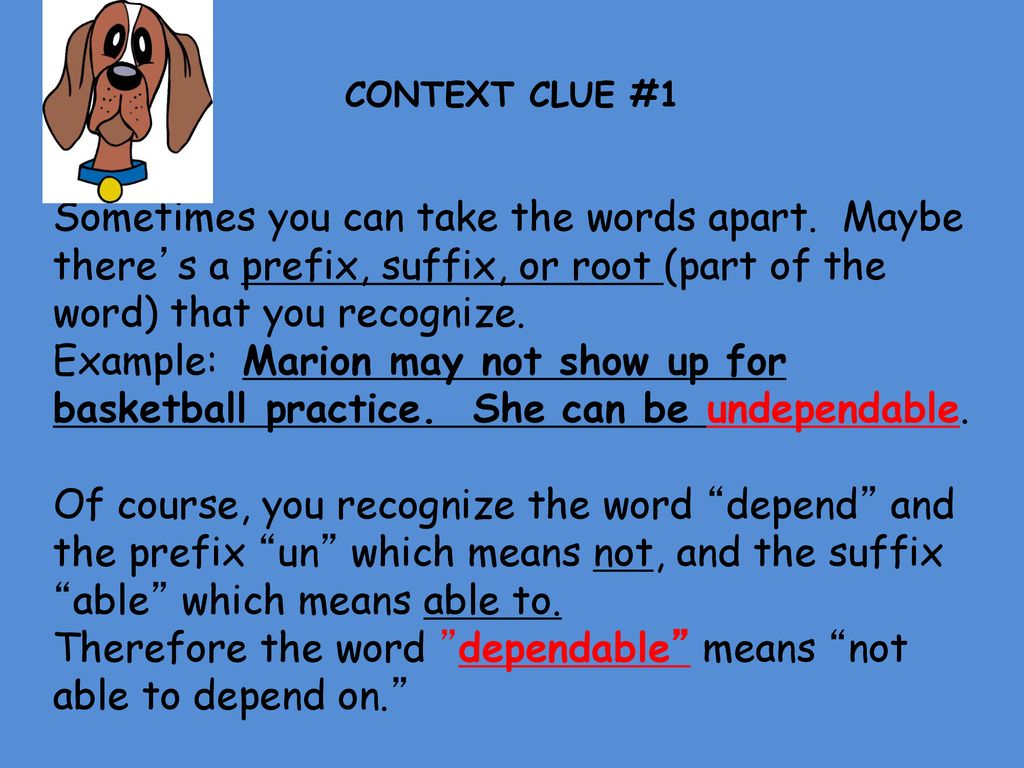 PRACTICE WITH CONTEXT CLUES ppt download