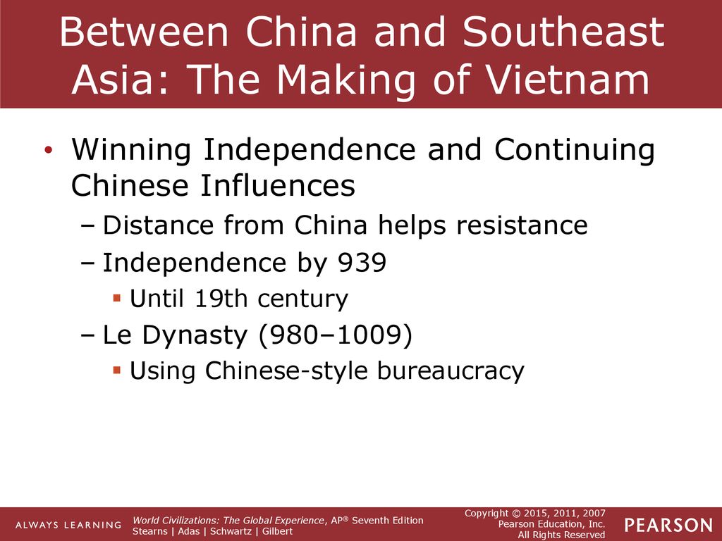 Between China and Southeast Asia: The Making of Vietnam