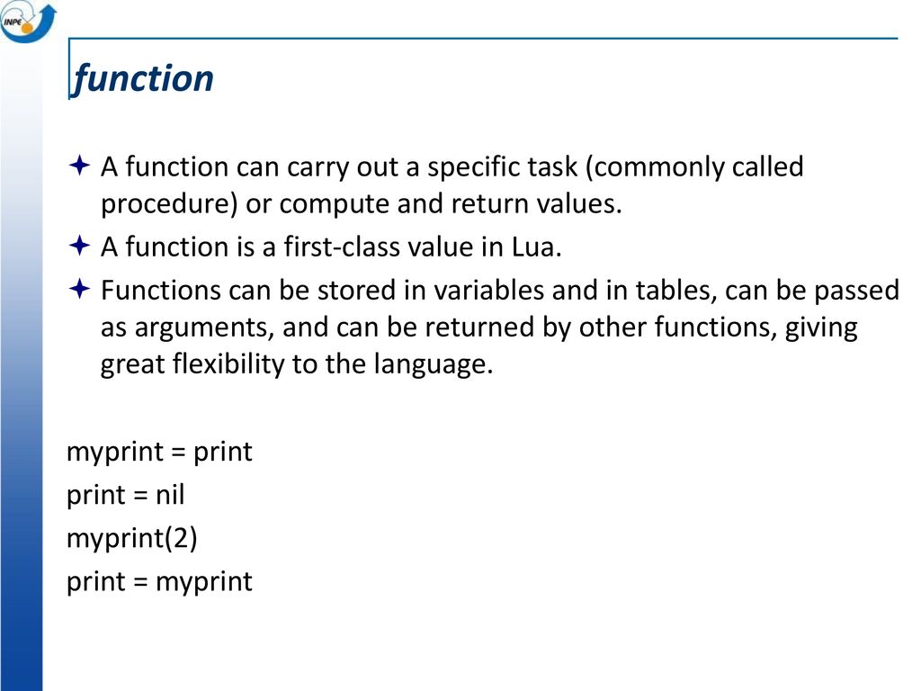 Lua for terrame a short introduction ppt download