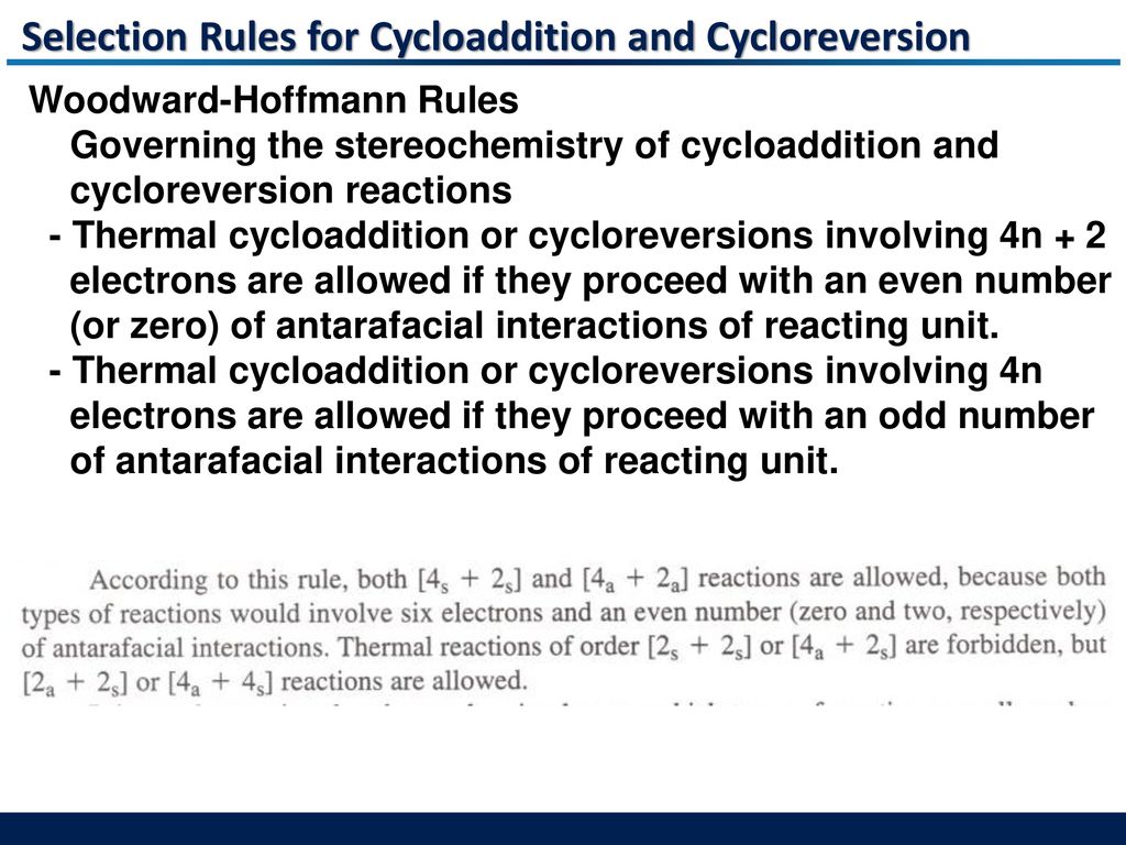 3 Cycloaddition And Cycloreversion Reactions Ppt Download