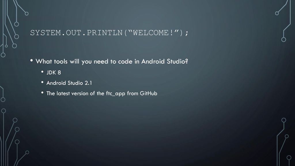 Programming FTC Robots with Android Studio - ppt download