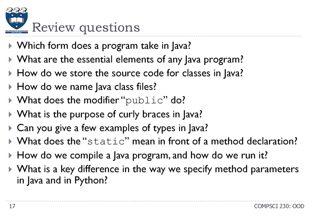 CompSci 230 Software Construction - ppt download