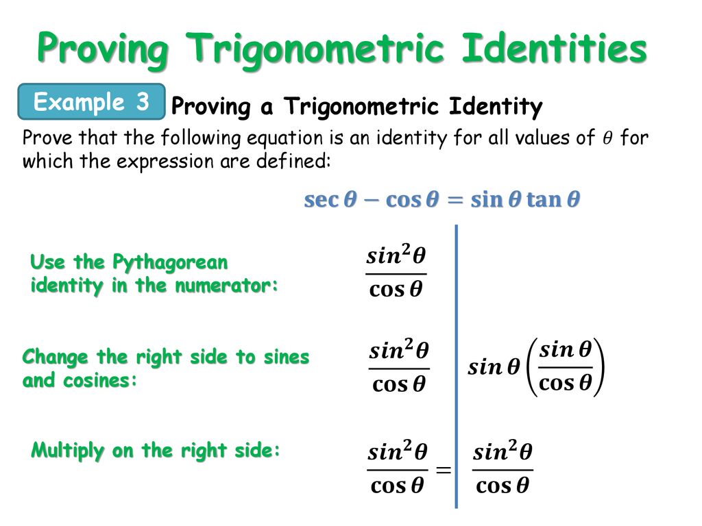 Trigonometry Identities And Equations Ppt Download