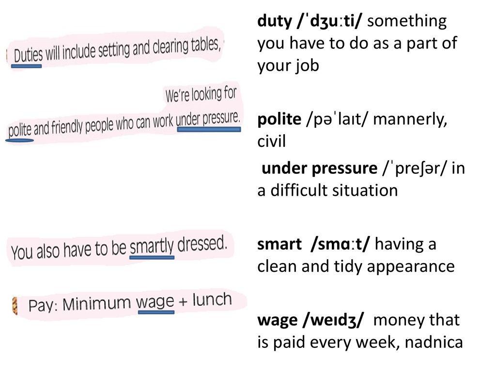 Teenscene Jobs Vocabulary Ppt Download