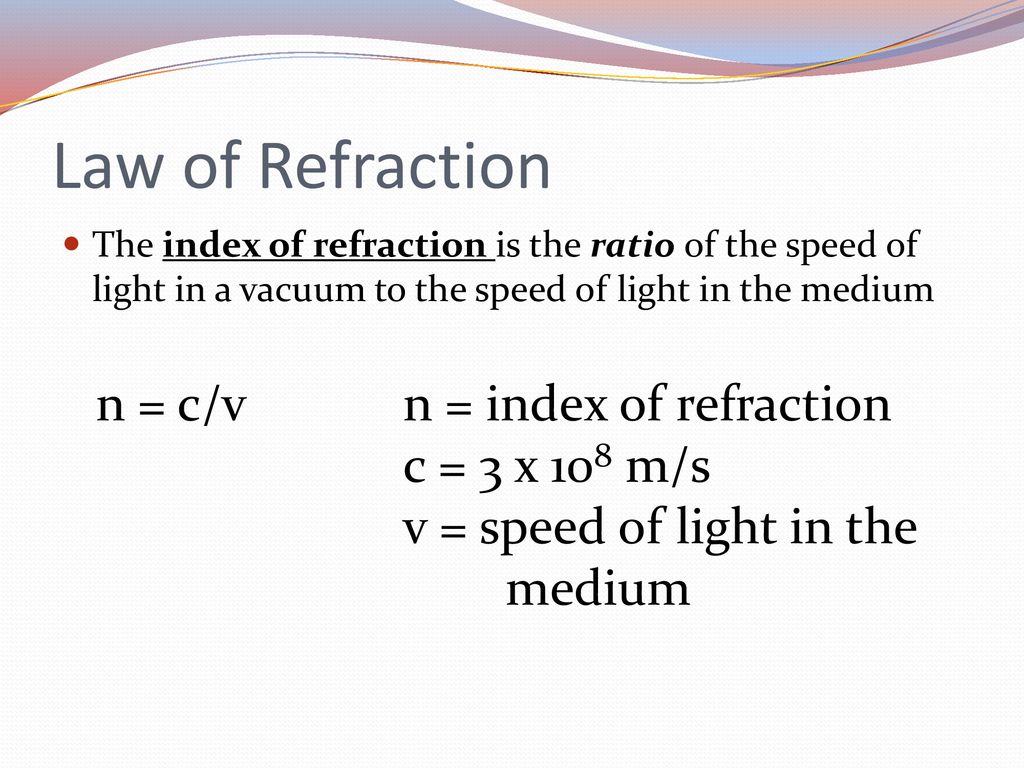 Reflection And Refraction Of Waves Ppt Download