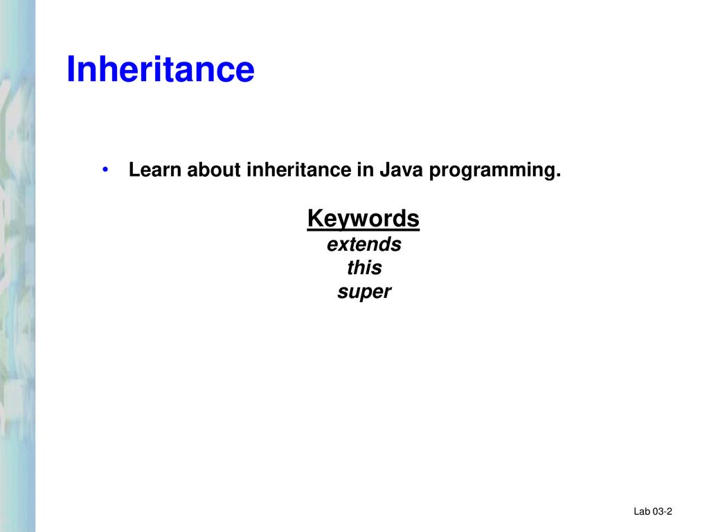 Inheritance. - ppt download