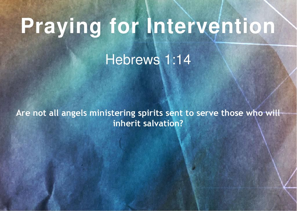 Praying for Intervention