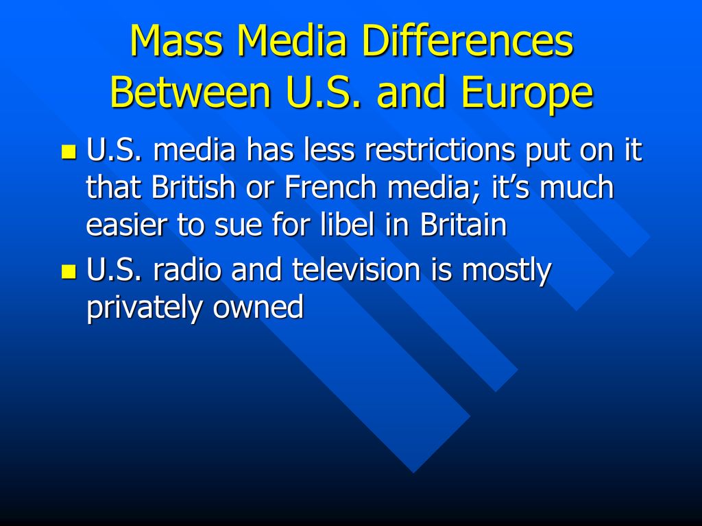 Mass Media MM: Television, radio, newspapers, magazines, and other means of  popular communication Many political events are designed purely for mass  media. - ppt download