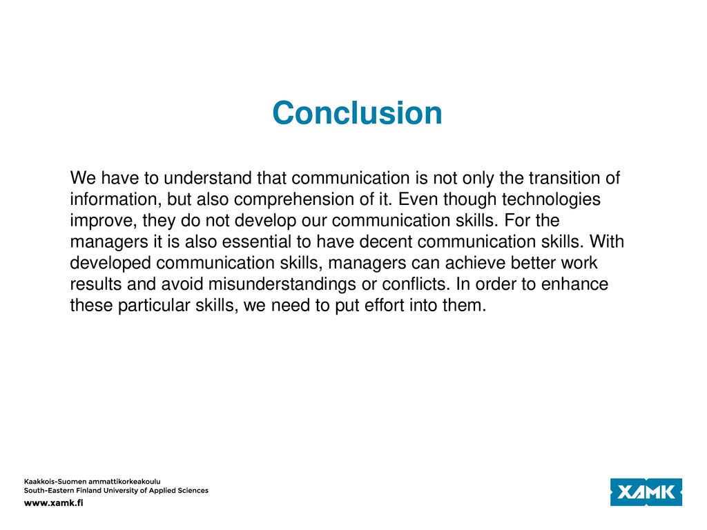 Communication Skills For Managers Ppt Download