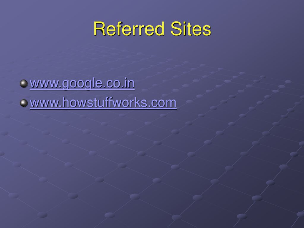Referred Sites