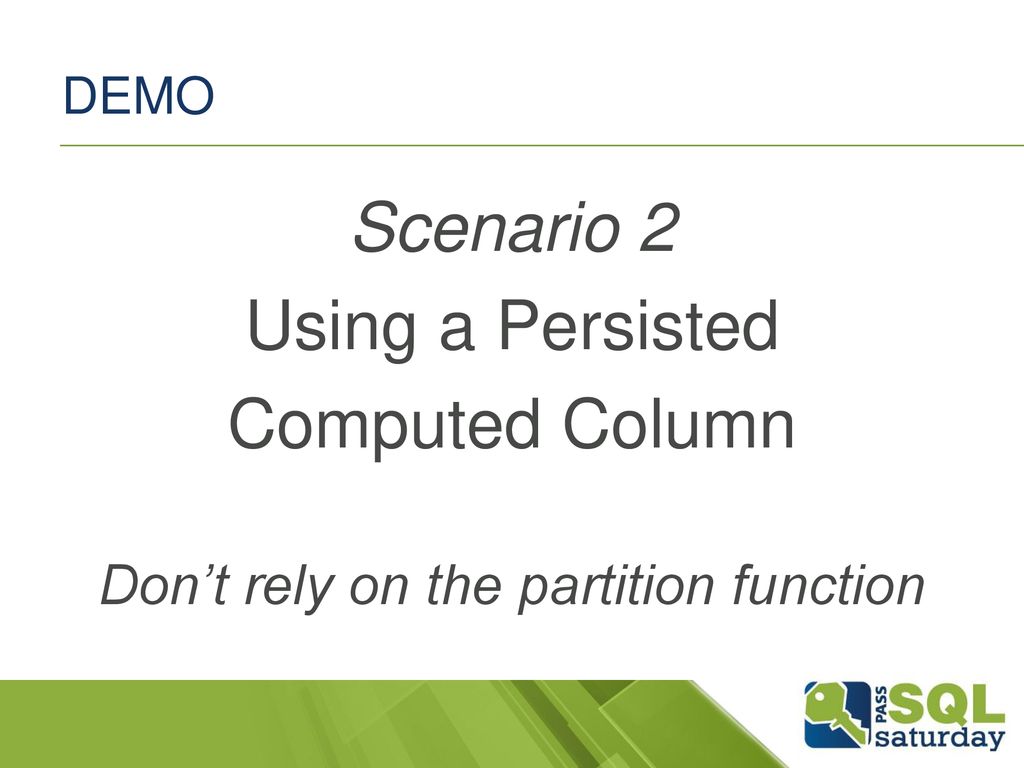 Partitioned tables and query performance ppt download