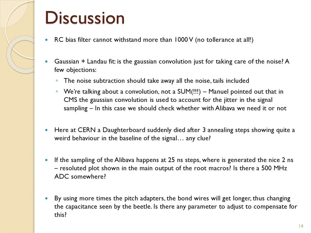 Status of the CERN ALIBAVA System ppt download