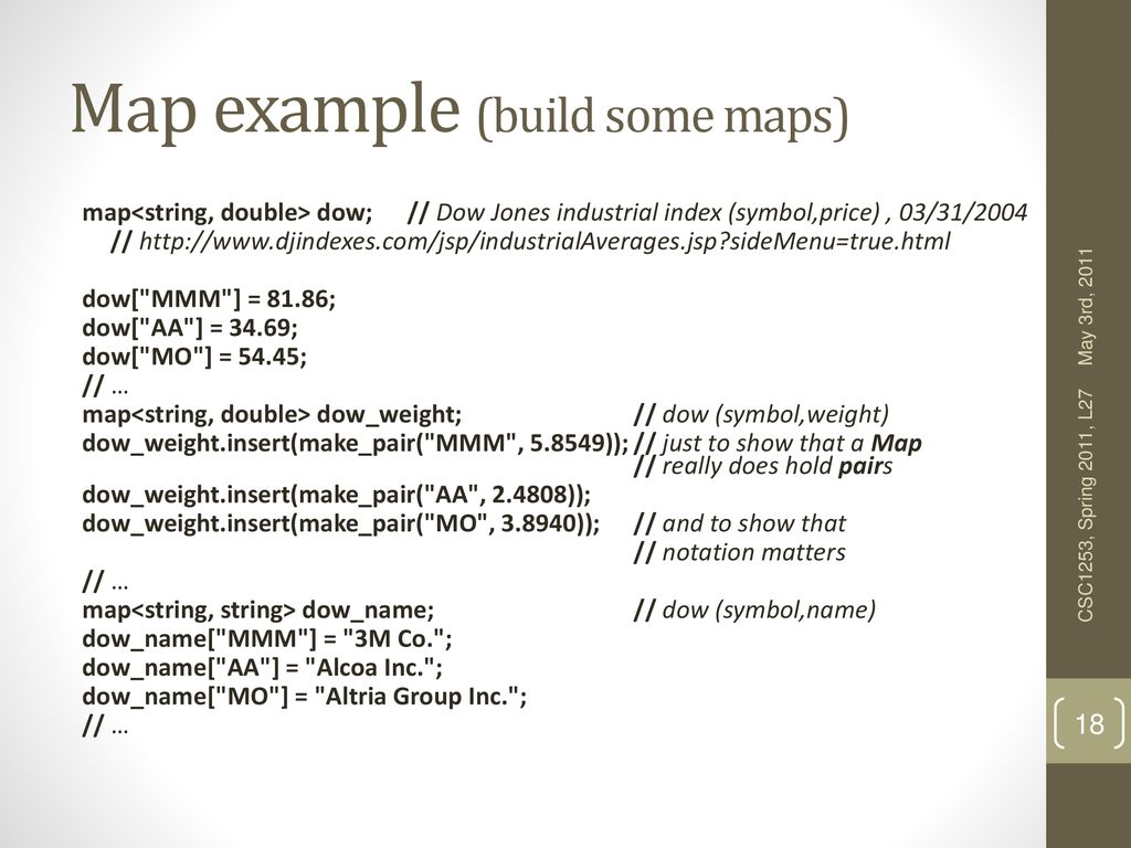 Chapter 21 The STL (maps and algorithms) - ppt download