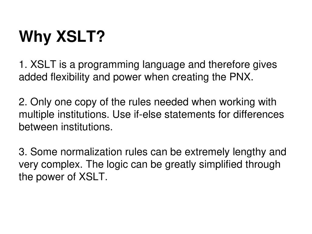 Normalization with xslt ppt download