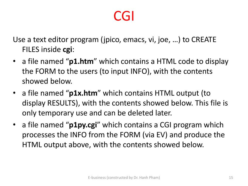 Web Server Programming: CGI(Perl/Python) - ppt download