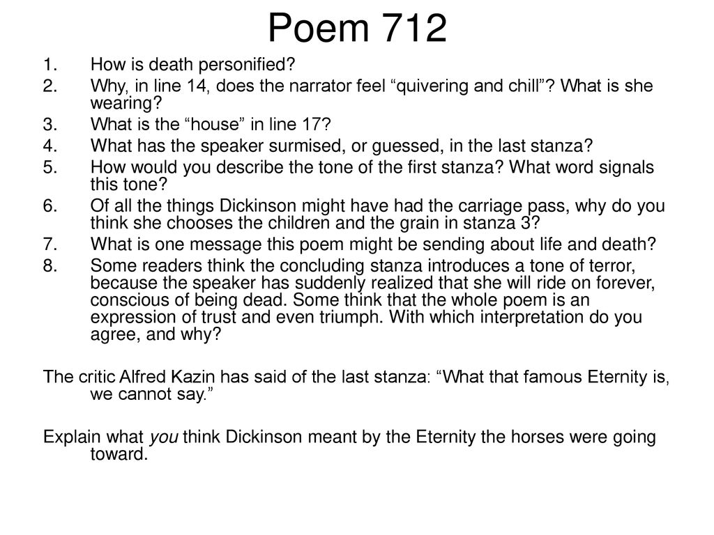 emily dickinson poem 712