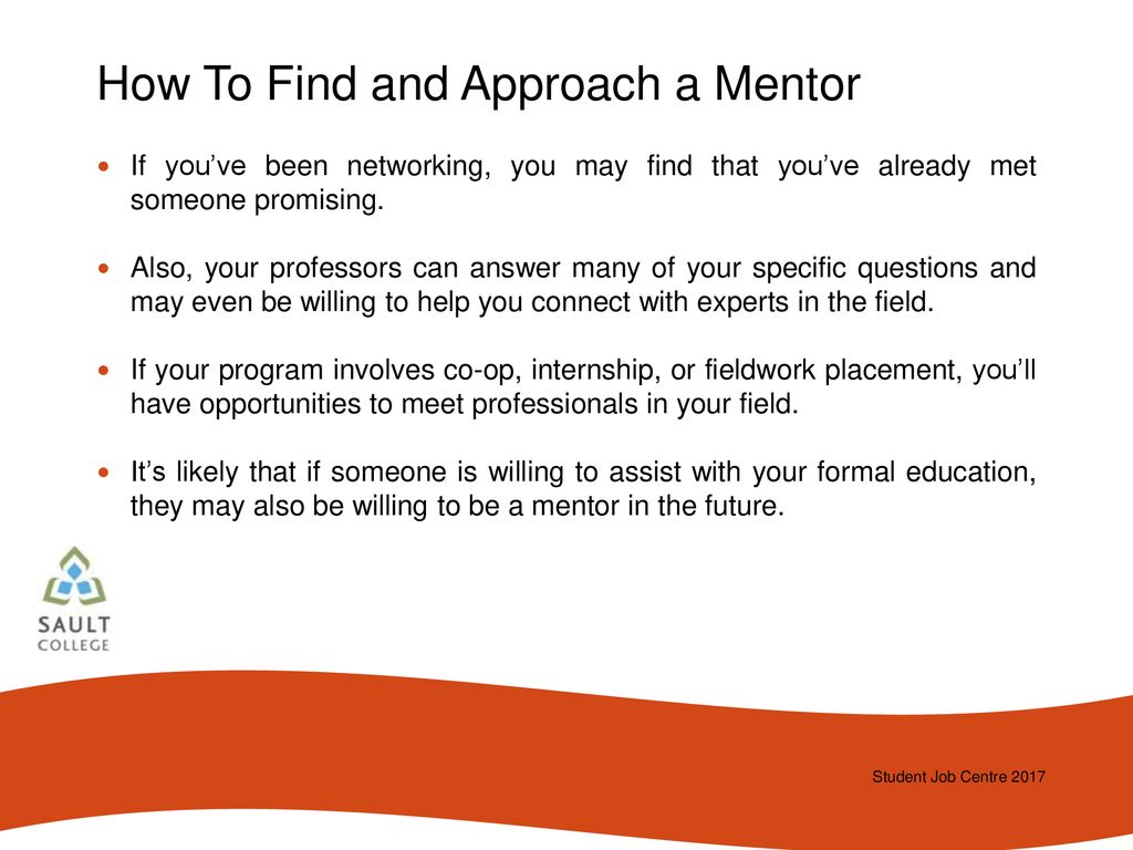 Sault College Career Essentials Mentors - ppt download