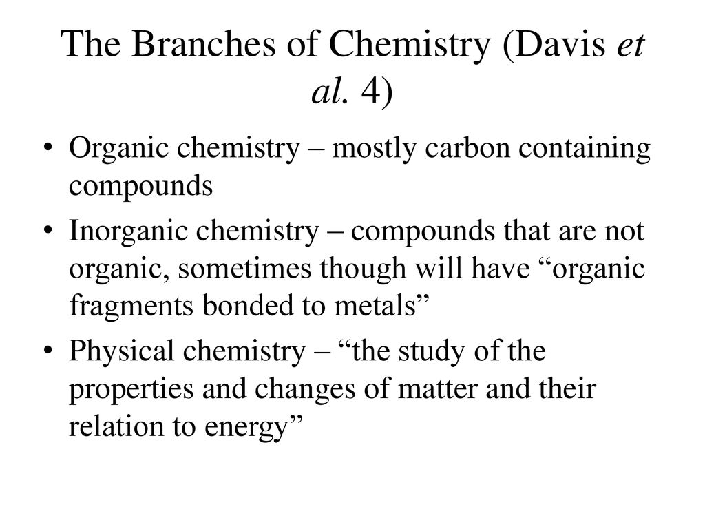 Chemistry Is a Physical Science - ppt download