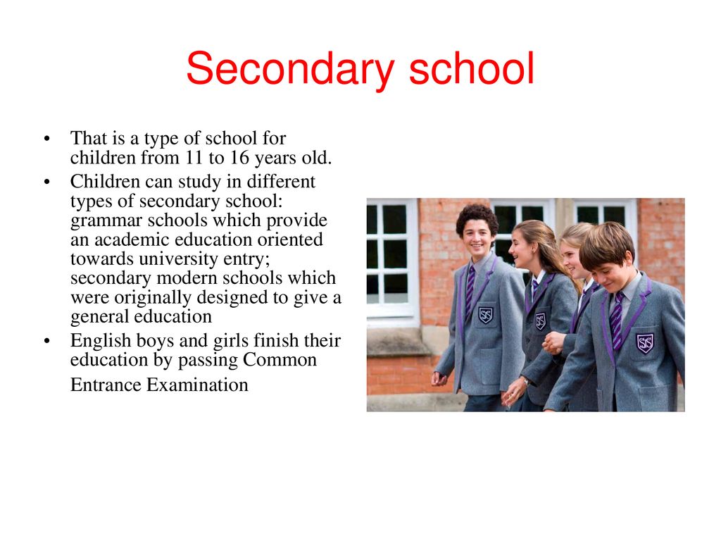 My school is great. Школы Англии Primary secondary. Secondary School в Великобритании. Secondary School in Britain презентация. Презентация по английскому на тему школы Англии.