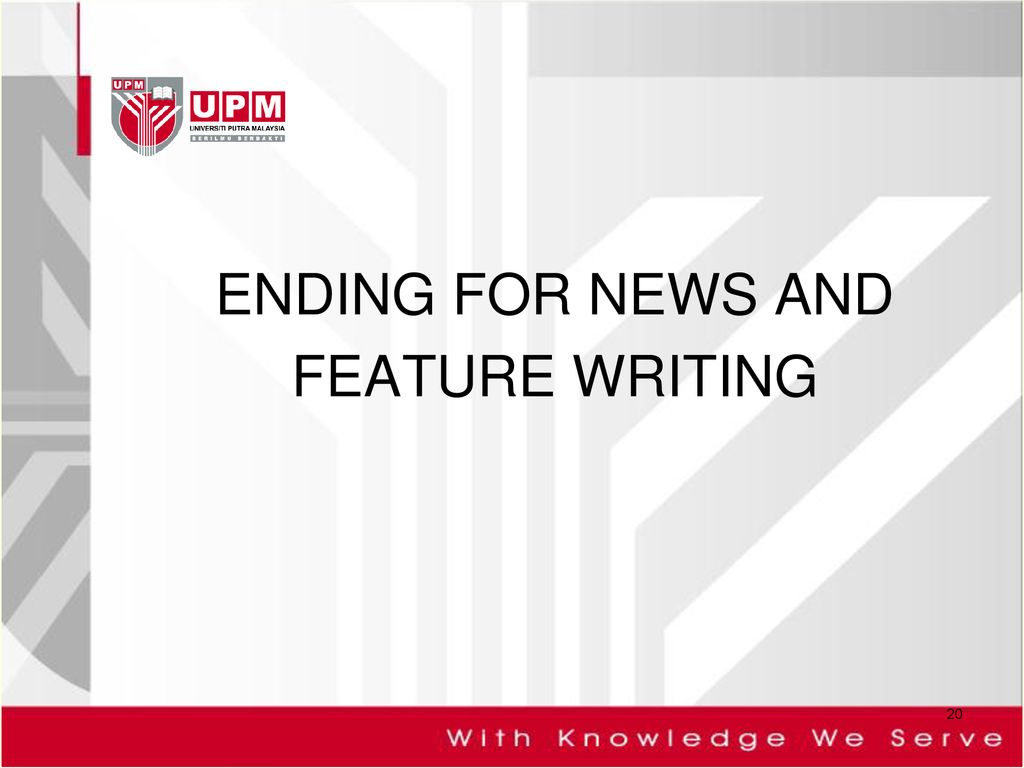 Unit 2 news features writing ppt download
