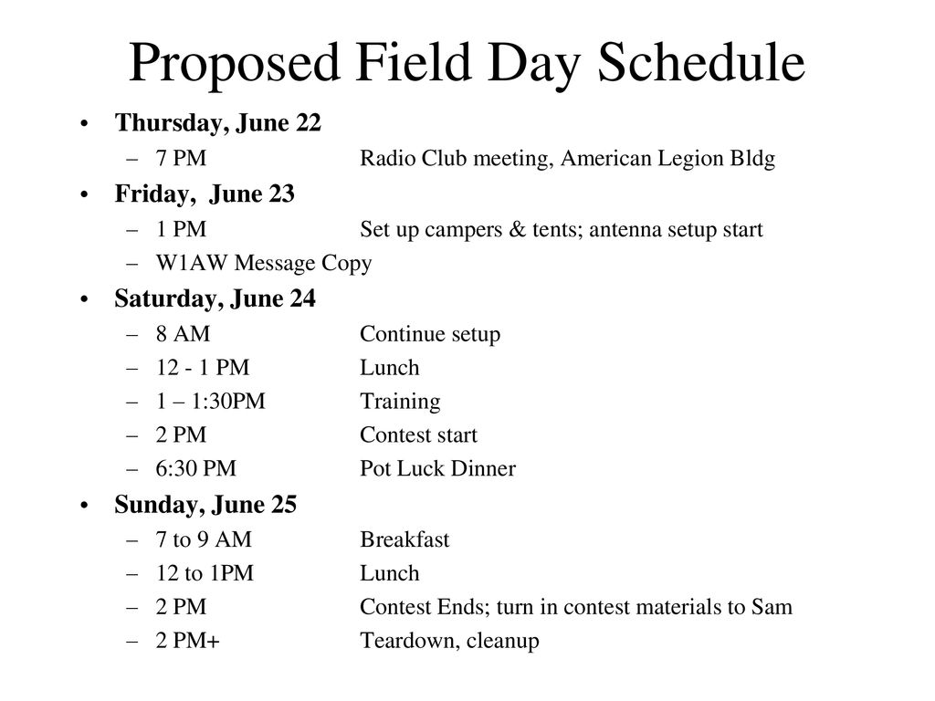 KG Radio Club 2017 Field Day Organizing Session ppt download