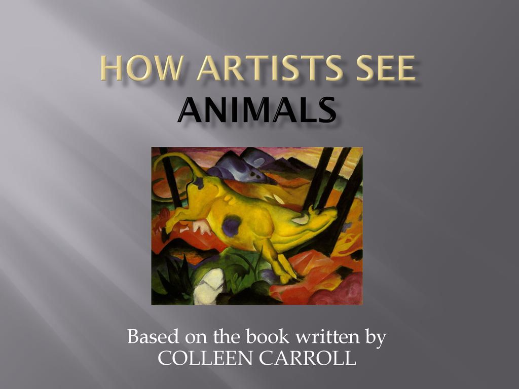How Artists See animals