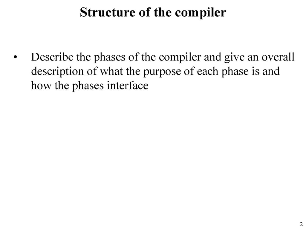 Languages and compilers sprog og overs ttere ppt download