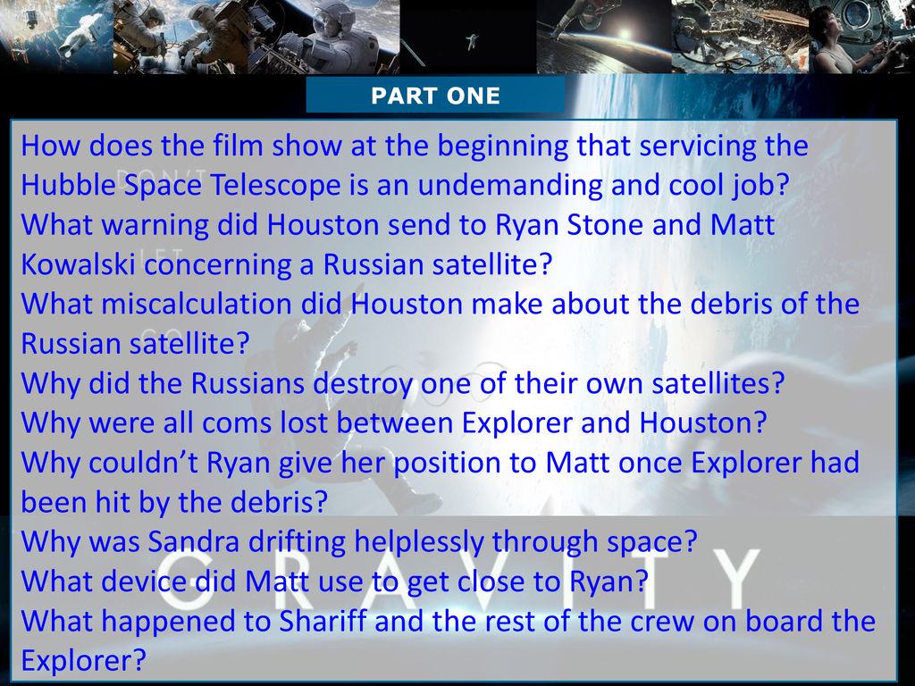 Why did the Russians destroy one of their own satellites? ppt download
