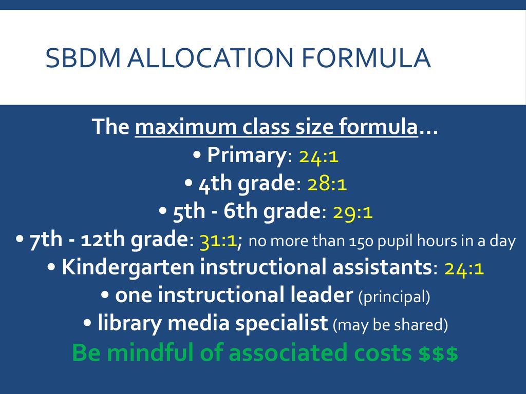 Sbdm allocations jody maggard perry county schools ppt download