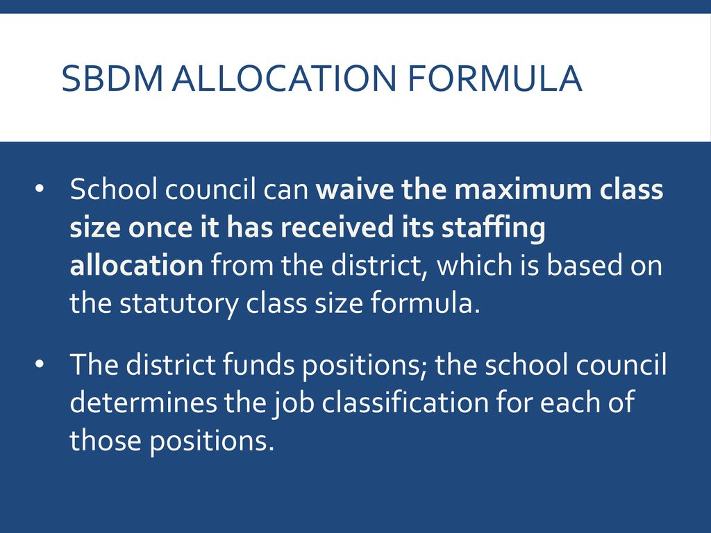 Sbdm allocations jody maggard perry county schools ppt download