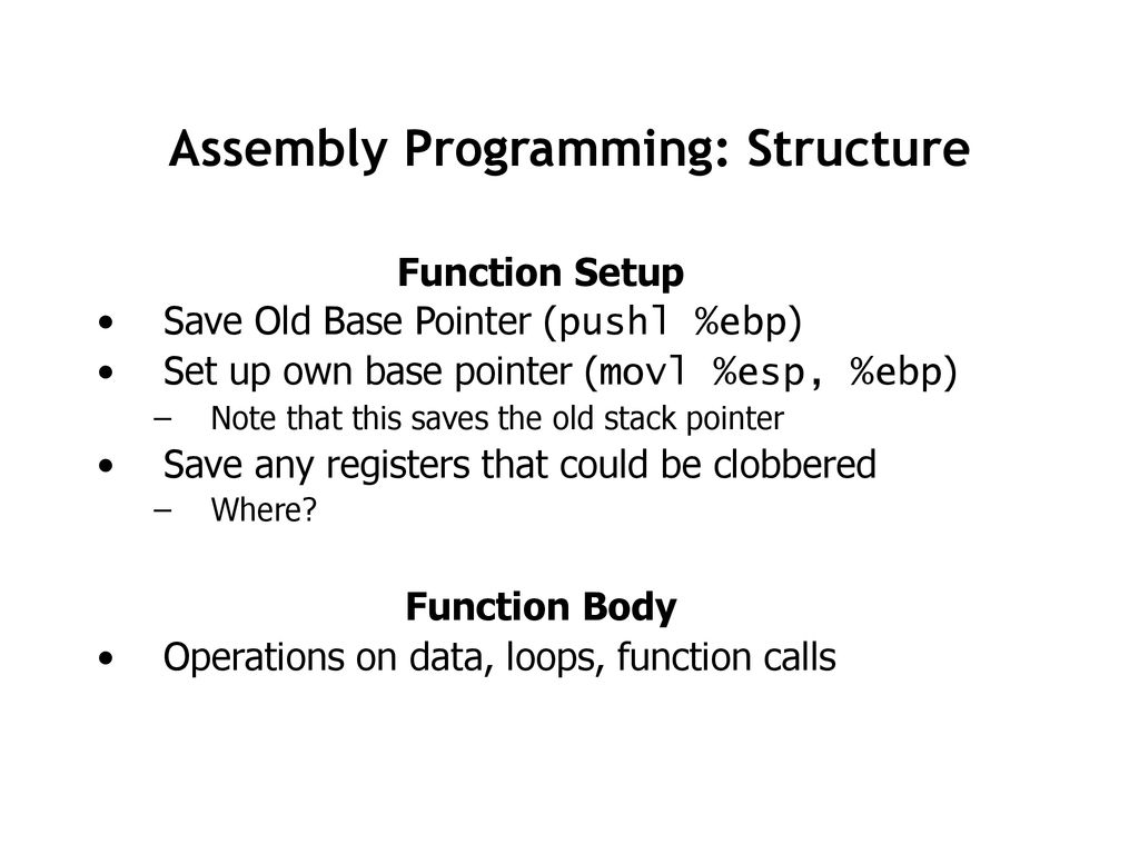 Recitation 2 – 2/4/01 Outline Machine Model - ppt download