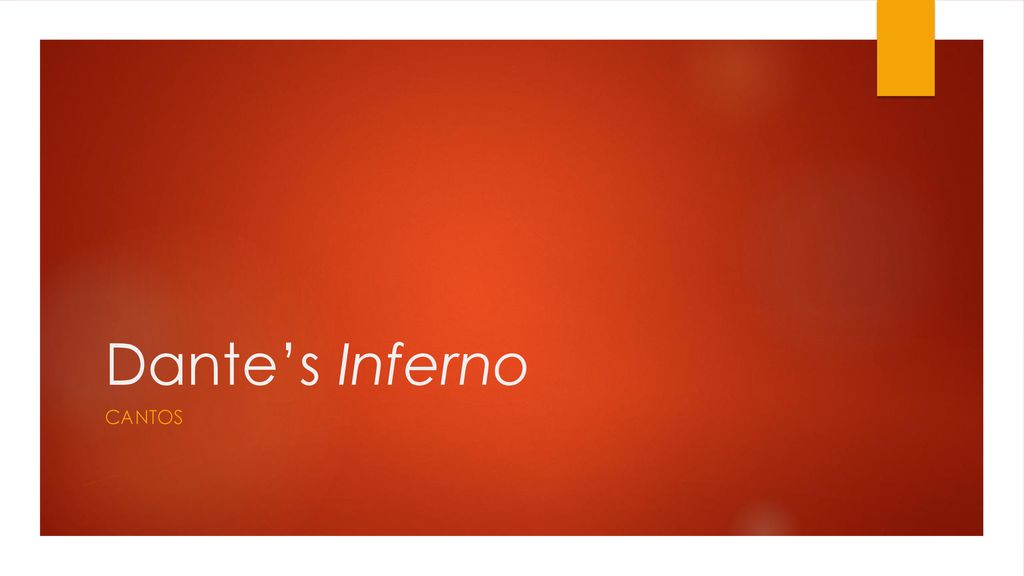 Dante's Inferno: Cantos I-III It's just like the video game, right? - ppt  download