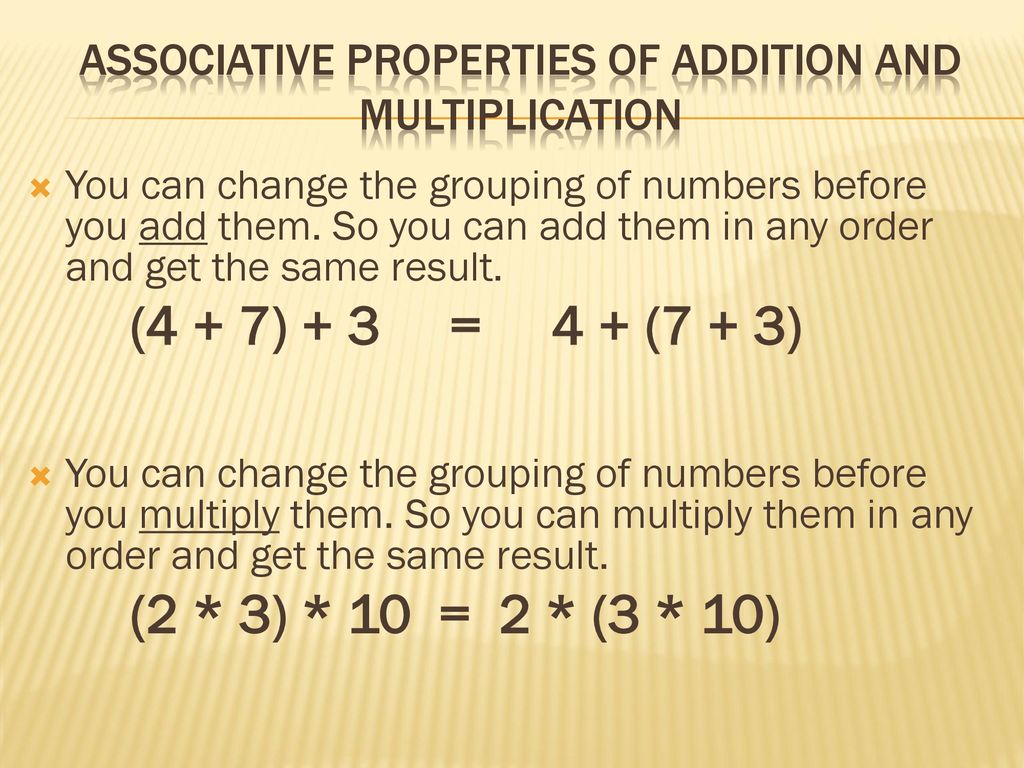 Chapter 1 Section 8 Properties of Numbers. - ppt download