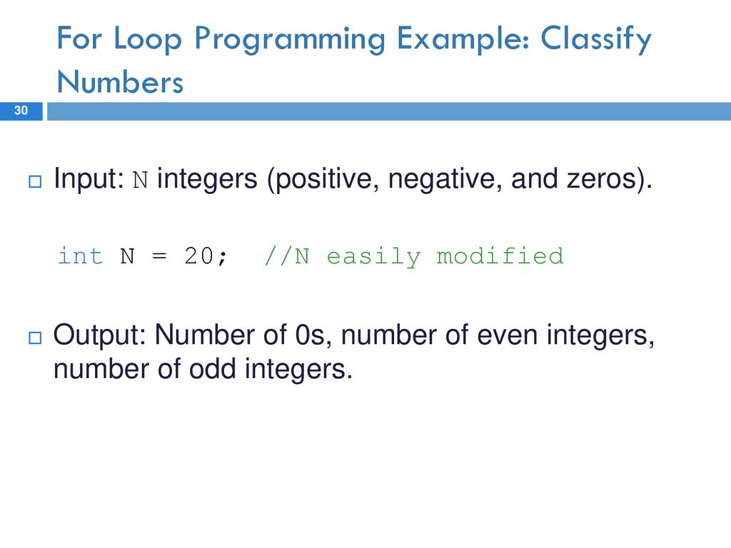 Repetition-Counter control Loop - ppt download