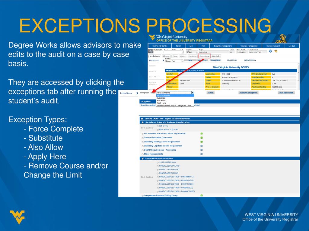 Processing Exceptions ppt download