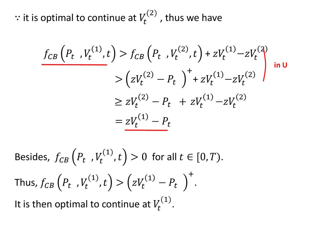 Optimal Conversion And Put Policies Ppt Download