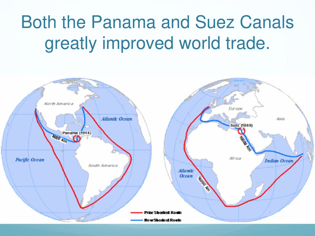 which is longer suez and panama canal