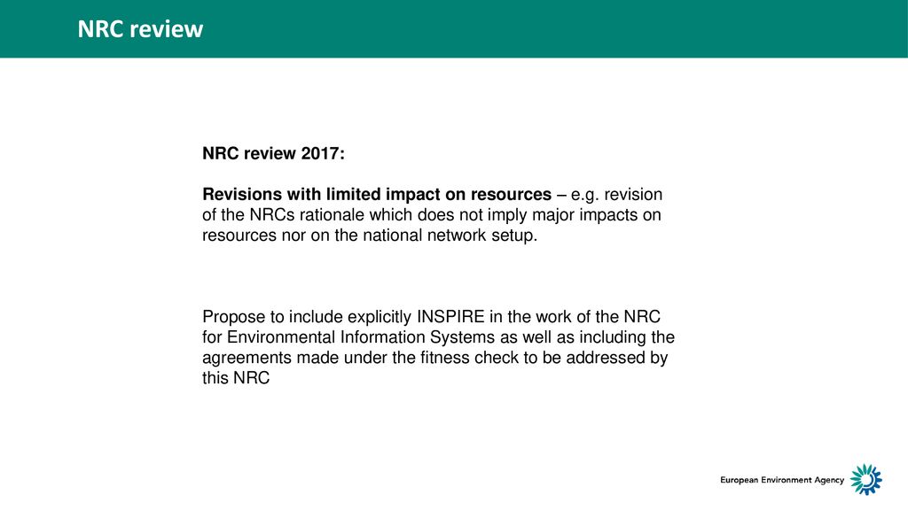 NRC review NRC review 2017: