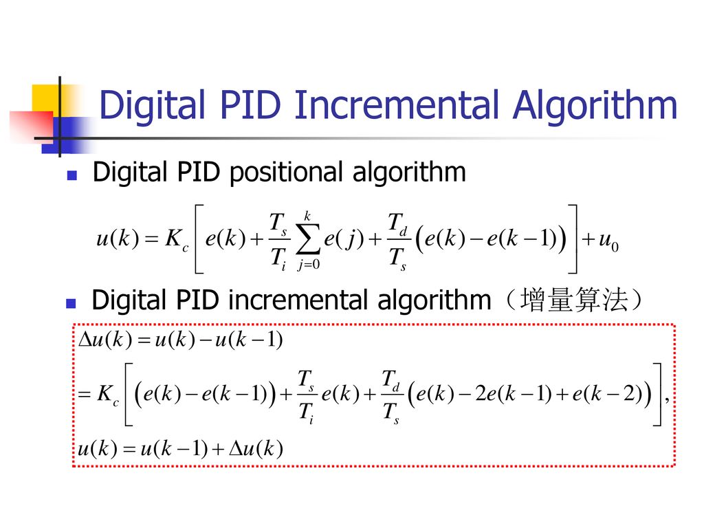 Digital Control Systems & Digital PID Controller - ppt download